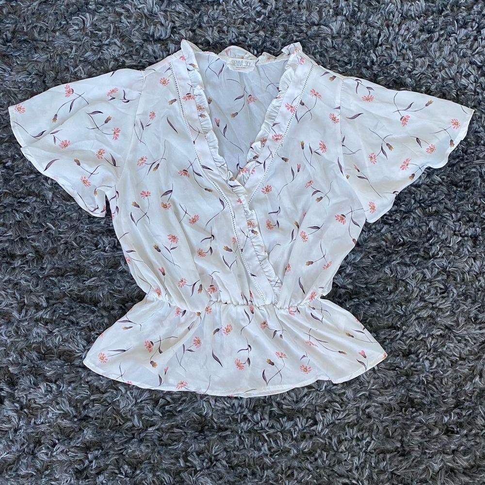 Chiffon Floral Blouse
